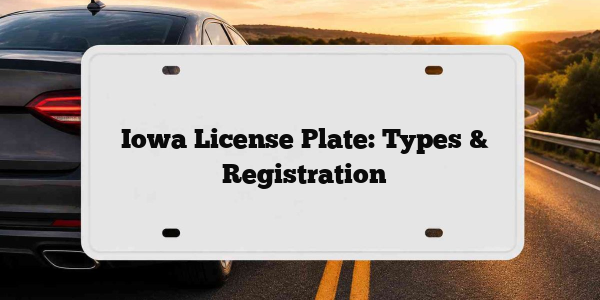 Iowa License Plate: Types & Registration