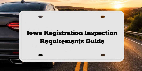 Iowa Registration Inspection Requirements Guide