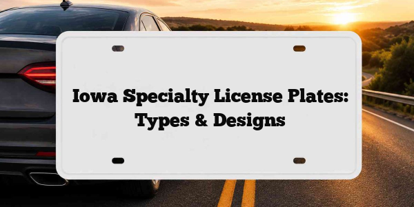Iowa Specialty License Plates: Types & Designs